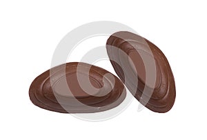 Chocolate candie from collection isolated