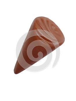 Chocolate candy isolated  white background