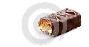 Chocolate candy isolated on white background