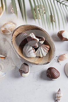 chocolate candy shell shape