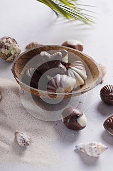 chocolate candy shell shape