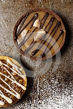 Chocolate and Caramel Tart