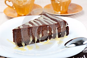 Chocolate cheesecake