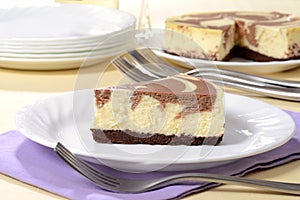 Chocolate cheesecake