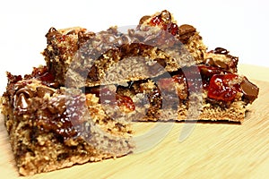 Chocolate Cherry Gooey Bars