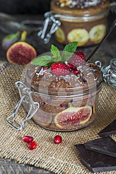 Chocolate Chia seed pudding