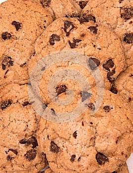 Chocolate Chip cookie background