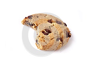 Chocolate Chip Cookie - Bite Taken (path included)