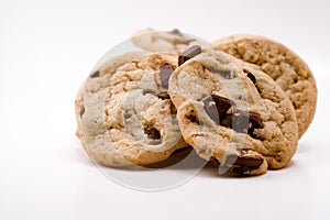 Chocolate chip cookies photo