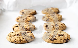 Chocolate chip cookies photo