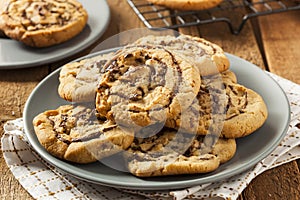 Chocolate Chip Peanut Butter Pinwheel Cookie