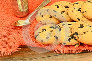 Chocolate Christmas Cookies on White Plate