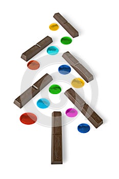 Chocolate Christmas Tree