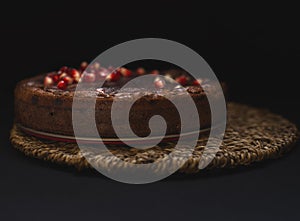 Chocolate clafouti photo