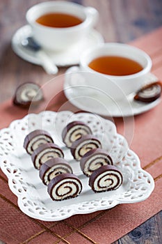 Chocolate coconut candy