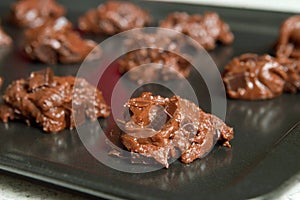 Chocolate cookie batter