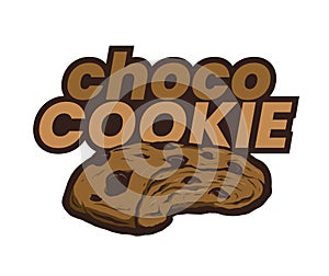 chocolate cookie logo design