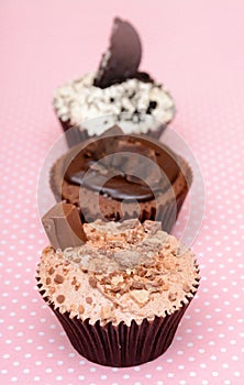 Chocolate Cookies and cream cup cake