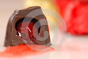 Chocolate covered cherry