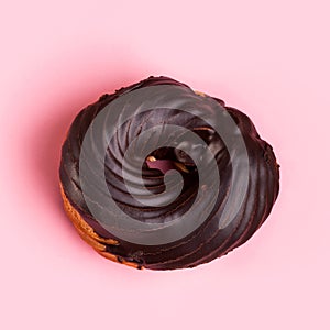 Chocolate covered donut