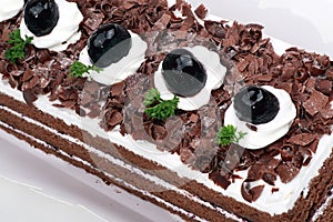 Chocolate cream cake