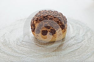 Chocolate cream puff cake. eclair cake