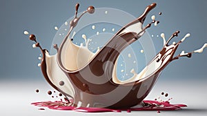 Chocolate and Cream Splash