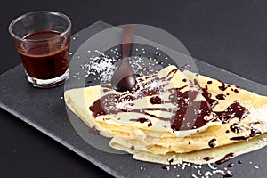 Chocolate crepe