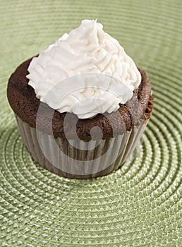 Chocolate Cupcake with Vanilla Icing