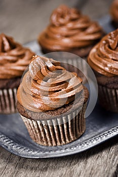 Chocolate Cupcakes with Frosting