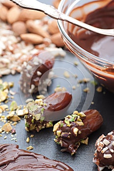 Chocolate Dipped Dates photo