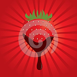 Chocolate dipped strawberry