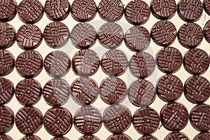 Chocolate discs