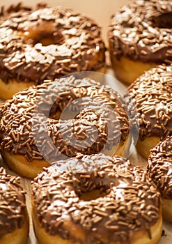 Chocolate doughnuts