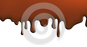 chocolate dripping graphic element