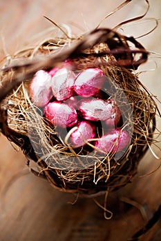 Chocolate easter eggs