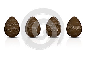 Chocolate Easter eggs