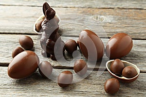 Chocolate easter eggs