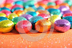 Chocolate easter eggs