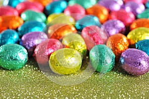 Chocolate easter eggs