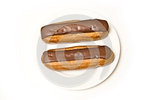 Chocolate eclairs