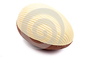 Chocolate egg - half dark/white