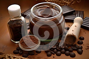 chocolate facial, with steam and warming aromatherapy oil blend