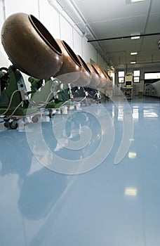 Chocolate factory interior