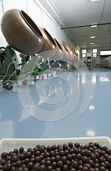 Chocolate factory interior