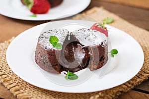 Chocolate fondant (cupcake)