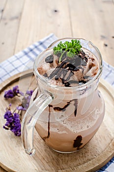 Chocolate frappe