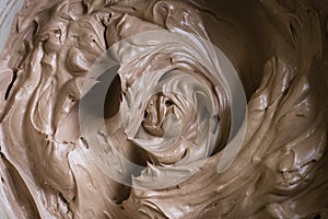 Chocolate frosting photography recipe idea