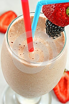 Chocolate Fruit Smoothie