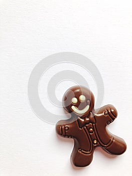 Chocolate gingerbread man